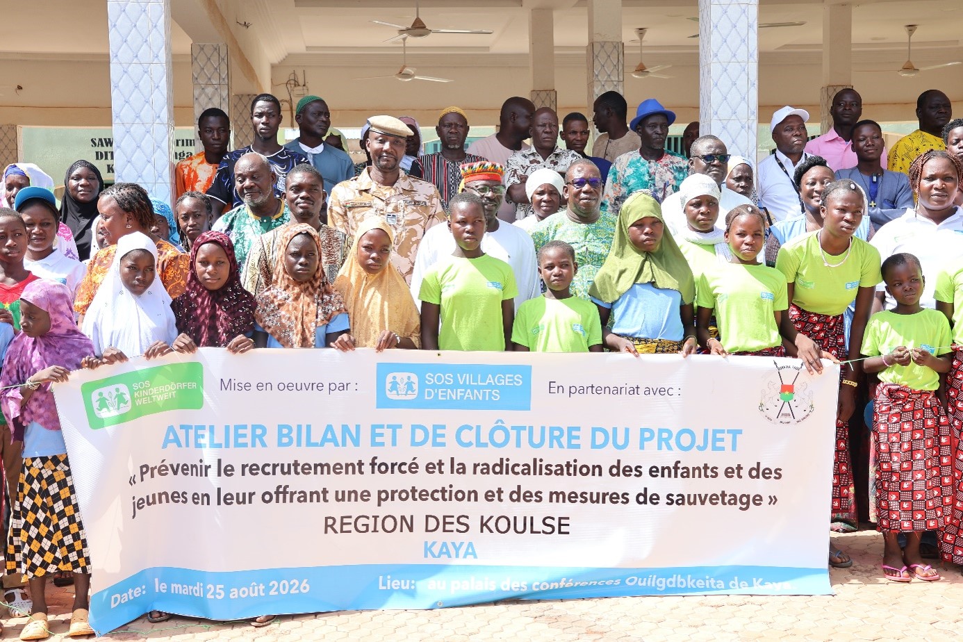 SOS Villages d’Enfants dresse le bilan du projet de prévention du recrutement forcé et de la radicalisation des enfants et des jeunes à Kaya